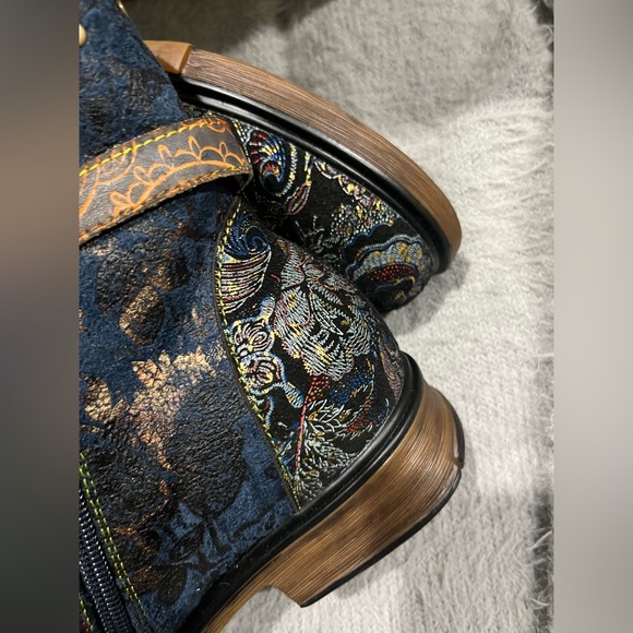 L'ARTISTE BY SPRING STEP Success Navy Boots - Picture 8 of 16